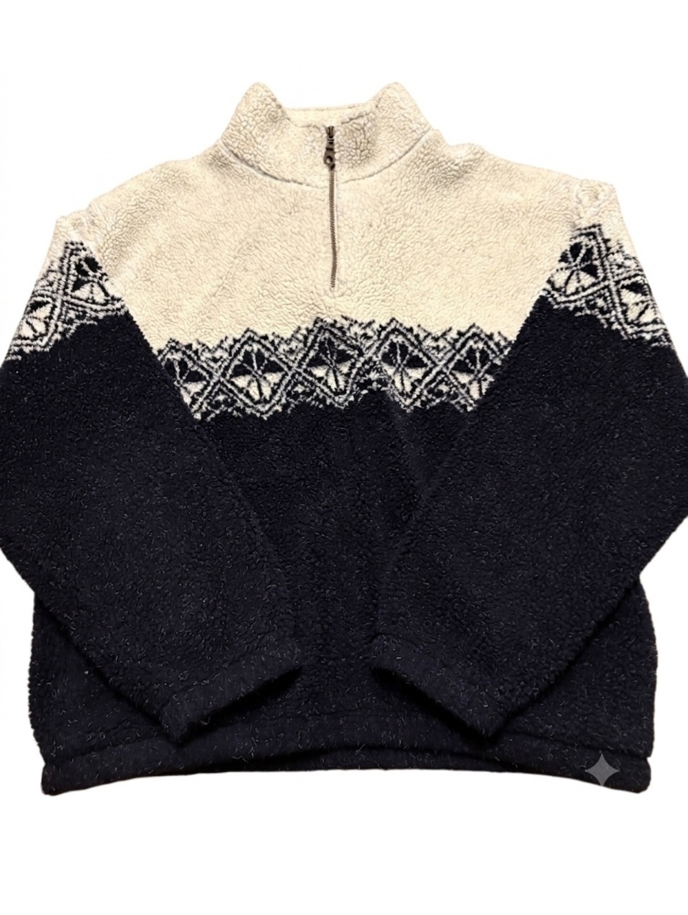 Consensus Nordic Sherpa Fleece Quarter-Zip Pullover - Size Large